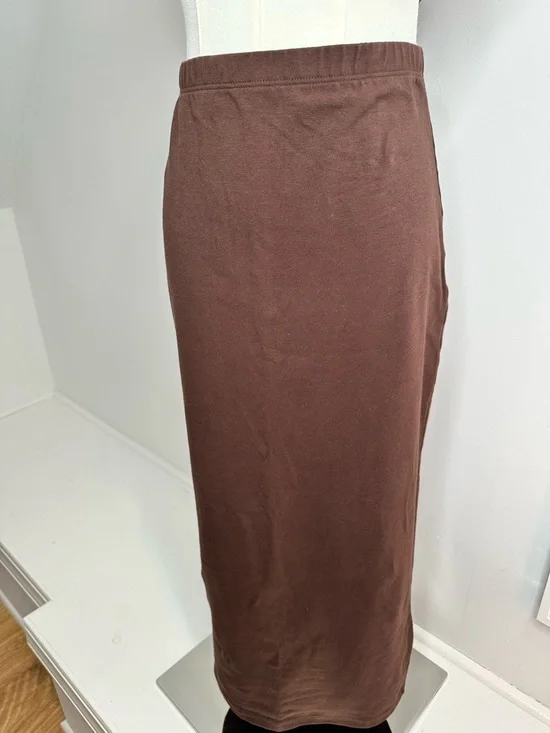 REFORMATION brown organic cotton knit two piece set, women’s size S - Picture 10 of 15